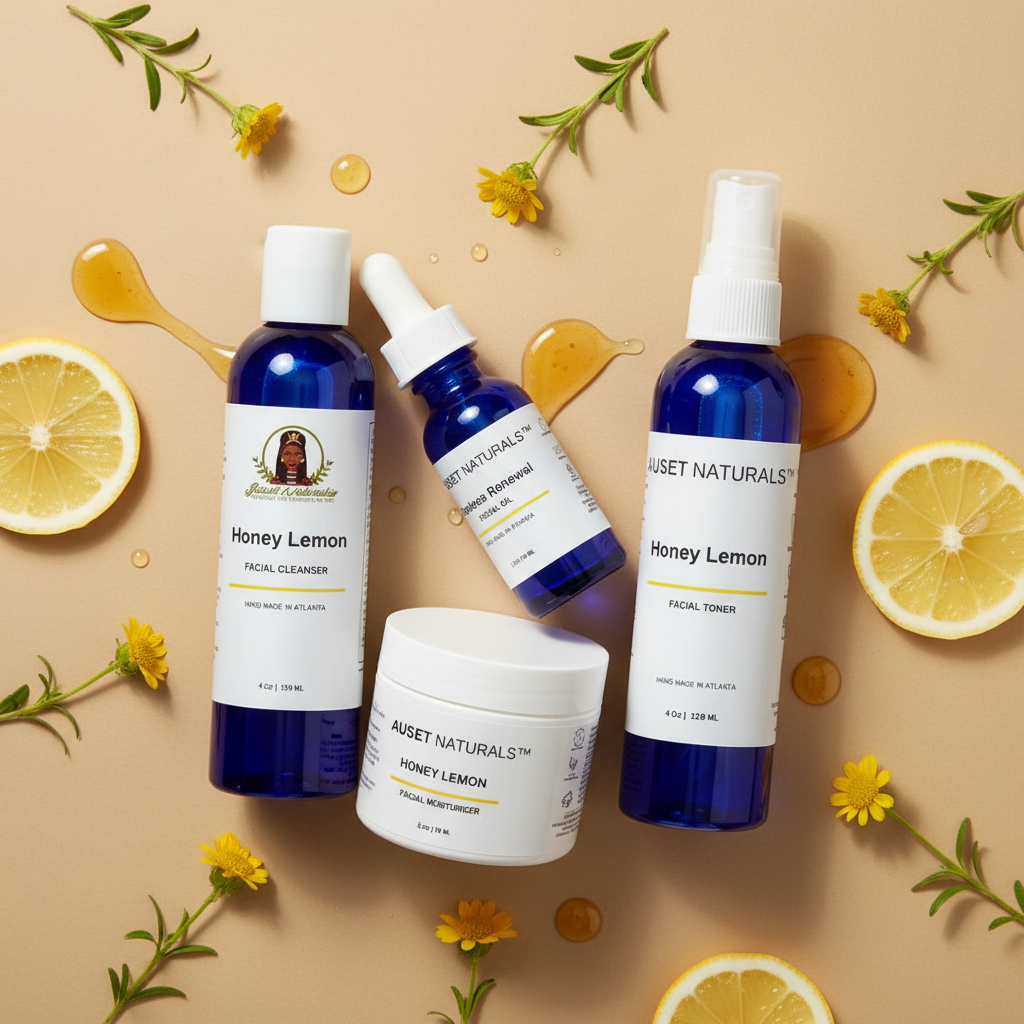 Honey Lemon Ritual Set - Flat Lay